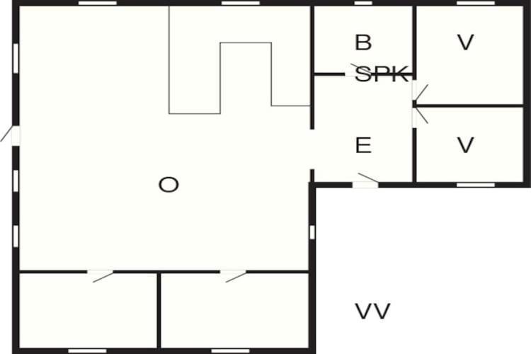 8 Person Holiday Home In R M Lakolk Luaran gambar